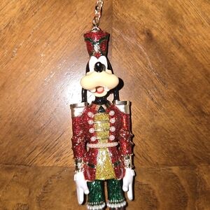 Disney BaubleBar Goofy Nutcracker Bag Charm ~ Ornament in Red, Green, and Gold